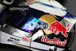 The helmet of Jean-Eric Vergne (FRA) Scuderia Toro Rosso. 06.10.2012. Formula 1 World Championship, Rd 15, Japanese Grand Prix, Suzuka, Japan, Qualifying Day.
