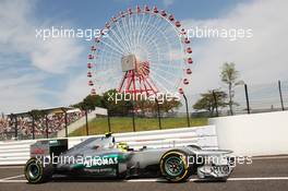 Nico Rosberg (GER) Mercedes AMG F1 W03. 06.10.2012. Formula 1 World Championship, Rd 15, Japanese Grand Prix, Suzuka, Japan, Qualifying Day.