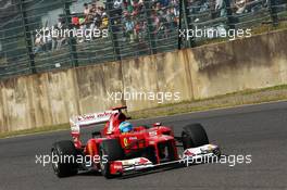 Fernando Alonso (ESP) Ferrari F2012. 06.10.2012. Formula 1 World Championship, Rd 15, Japanese Grand Prix, Suzuka, Japan, Qualifying Day.