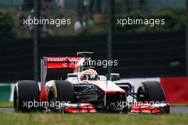 Lewis Hamilton (GBR) McLaren MP4/27. 06.10.2012. Formula 1 World Championship, Rd 15, Japanese Grand Prix, Suzuka, Japan, Qualifying Day.