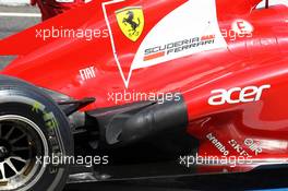 Ferrari F2012 exhaust detail. 06.10.2012. Formula 1 World Championship, Rd 15, Japanese Grand Prix, Suzuka, Japan, Qualifying Day.