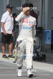 Sergio Perez (MEX) Sauber. 06.10.2012. Formula 1 World Championship, Rd 15, Japanese Grand Prix, Suzuka, Japan, Qualifying Day.
