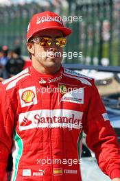 Fernando Alonso (ESP) Ferrari on the drivers parade. 07.10.2012. Formula 1 World Championship, Rd 15, Japanese Grand Prix, Suzuka, Japan, Race Day.