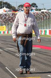 Niki Lauda (AUT). 07.10.2012. Formula 1 World Championship, Rd 15, Japanese Grand Prix, Suzuka, Japan, Race Day.