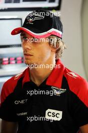 Charles Pic (FRA) Marussia F1 Team. 04.10.2012. Formula 1 World Championship, Rd 15, Japanese Grand Prix, Suzuka, Japan, Preparation Day.