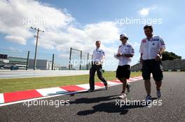 Sergio Perez (MEX), Sauber F1 Team  04.10.2012. Formula 1 World Championship, Rd 15, Japanese Grand Prix, Suzuka, Japan, Preparation Day