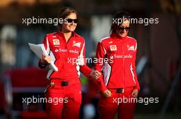 Scuderia Ferrari press officers. 12.10.2012. Formula 1 World Championship, Rd 16, Korean Grand Prix, Yeongam, Korea, Practice Day