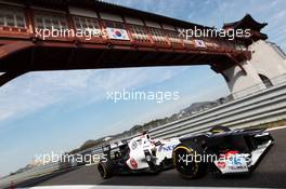 Kamui Kobayashi (JPN) Sauber C31. 12.10.2012. Formula 1 World Championship, Rd 16, Korean Grand Prix, Yeongam, South Korea, Practice Day.