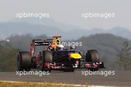Sebastian Vettel (GER) Red Bull Racing RB8. 12.10.2012. Formula 1 World Championship, Rd 16, Korean Grand Prix, Yeongam, South Korea, Practice Day.
