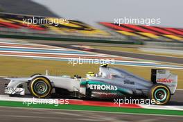 Nico Rosberg (GER) Mercedes AMG F1 W03. 12.10.2012. Formula 1 World Championship, Rd 16, Korean Grand Prix, Yeongam, South Korea, Practice Day.