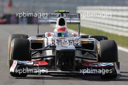 Sergio Perez (MEX) Sauber C31. 12.10.2012. Formula 1 World Championship, Rd 16, Korean Grand Prix, Yeongam, South Korea, Practice Day.