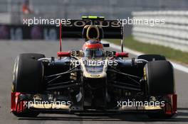 Romain Grosjean (FRA) Lotus F1 E20. 12.10.2012. Formula 1 World Championship, Rd 16, Korean Grand Prix, Yeongam, South Korea, Practice Day.