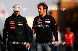 Daniel Ricciardo (AUS), Scuderia Toro Rosso and Jean-Eric Vergne (FRA), Scuderia Toro Rosso   12.10.2012. Formula 1 World Championship, Rd 16, Korean Grand Prix, Yeongam, Korea, Practice Day