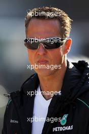 Michael Schumacher (GER) Mercedes AMG F1. 12.10.2012. Formula 1 World Championship, Rd 16, Korean Grand Prix, Yeongam, South Korea, Practice Day.