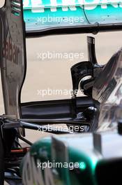Mercedes AMG F1 W03 rear wing detail 12.10.2012. Formula 1 World Championship, Rd 16, Korean Grand Prix, Yeongam, South Korea, Practice Day.