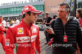 Felipe Massa (BRA) Ferrari on the grid. 14.10.2012. Formula 1 World Championship, Rd 16, Korean Grand Prix, Yeongam, South Korea, Race Day.