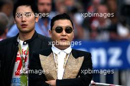 Psy (KOR) Rapper famous for Gangnam Style 14.10.2012. Formula 1 World Championship, Rd 16, Korean Grand Prix, Yeongam, Korea, Race Day