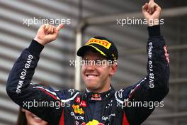 Sebastian Vettel (GER), Red Bull Racing  14.10.2012. Formula 1 World Championship, Rd 16, Korean Grand Prix, Yeongam, Korea, Race Day