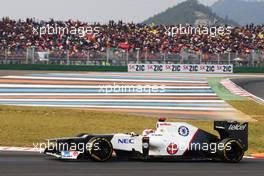 Kamui Kobayashi (JPN) Sauber C31. 14.10.2012. Formula 1 World Championship, Rd 16, Korean Grand Prix, Yeongam, South Korea, Race Day.
