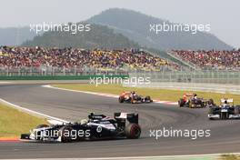 Bruno Senna (BRA) Williams FW34. 14.10.2012. Formula 1 World Championship, Rd 16, Korean Grand Prix, Yeongam, South Korea, Race Day.