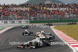 Sergio Perez (MEX) Sauber C31. 14.10.2012. Formula 1 World Championship, Rd 16, Korean Grand Prix, Yeongam, South Korea, Race Day.