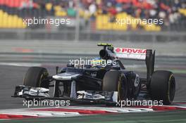 Bruno Senna (BRA) Williams FW34. 14.10.2012. Formula 1 World Championship, Rd 16, Korean Grand Prix, Yeongam, South Korea, Race Day.