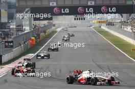 Lewis Hamilton (GBR) McLaren MP4/27. 14.10.2012. Formula 1 World Championship, Rd 16, Korean Grand Prix, Yeongam, South Korea, Race Day.