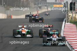 Michael Schumacher (GER), Mercedes GP  14.10.2012. Formula 1 World Championship, Rd 16, Korean Grand Prix, Yeongam, Korea, Race Day