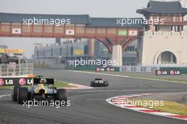 Vitaly Petrov (RUS) Caterham CT01. 14.10.2012. Formula 1 World Championship, Rd 16, Korean Grand Prix, Yeongam, South Korea, Race Day.