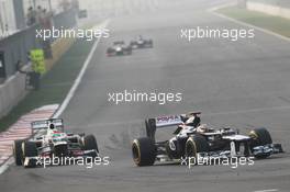 Pastor Maldonado (VEN) Williams FW34. 14.10.2012. Formula 1 World Championship, Rd 16, Korean Grand Prix, Yeongam, South Korea, Race Day.