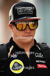 Kimi Raikkonen (FIN) Lotus F1 Team. 13.10.2012. Formula 1 World Championship, Rd 16, Korean Grand Prix, Yeongam, South Korea, Qualifying Day.