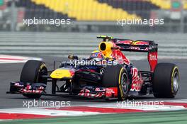 Mark Webber (AUS) Red Bull Racing RB8. 13.10.2012. Formula 1 World Championship, Rd 16, Korean Grand Prix, Yeongam, South Korea, Qualifying Day.