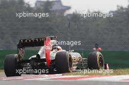 Kimi Raikkonen (FIN) Lotus F1 E20. 13.10.2012. Formula 1 World Championship, Rd 16, Korean Grand Prix, Yeongam, South Korea, Qualifying Day.