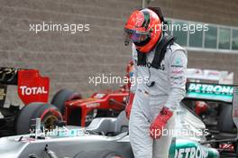 Michael Schumacher (GER), Mercedes AMG Petronas  13.10.2012. Formula 1 World Championship, Rd 16, Korean Grand Prix, Yeongam, Korea, Qualifying Day