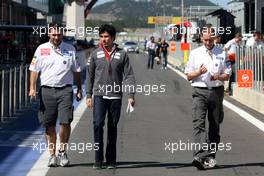 Sergio Perez (MEX), Sauber F1 Team  11.10.2012. Formula 1 World Championship, Rd 16, Korean Grand Prix, Yeongam, Korea, Preparation Day