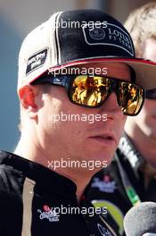 Kimi Raikkonen (FIN) Lotus F1 Team. 11.10.2012. Formula 1 World Championship, Rd 16, Korean Grand Prix, Yeongam, South Korea, Preparation Day.