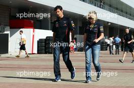 Mark Webber (AUS) Red Bull Racing. 11.10.2012. Formula 1 World Championship, Rd 16, Korean Grand Prix, Yeongam, South Korea, Preparation Day.
