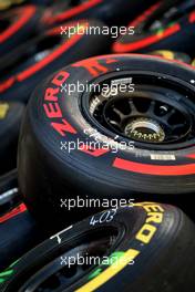 Pirelli tires  11.10.2012. Formula 1 World Championship, Rd 16, Korean Grand Prix, Yeongam, Korea, Preparation Day