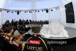 06.02.2012 Jerez, Spain,  Kimi Raikkonen (FIN), Team Lotus Renault GP  - Lotus F1 Team E20 Launch