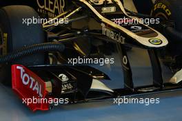 06.02.2012 Jerez, Spain,  Front wing  - Lotus F1 Team E20 Launch