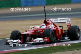 Davide Rigon (ITA), Scuderia Ferrari  12.09.2012. Formula One Young Drivers Test, Day 2, Magny-Cours, France.