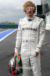 Brendon Hartley (NZL), Test driver, Mercedes AMG F1   13.09.2012. Formula One Young Drivers Test, Day 3, Magny-Cours, France.