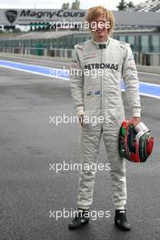 Brendon Hartley (NZL), Test driver, Mercedes AMG F1   13.09.2012. Formula One Young Drivers Test, Day 3, Magny-Cours, France.