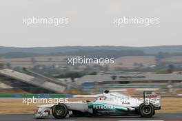 Sam Bird (GBR), test driver, Mercedes AMG F1  11.09.2012. Formula One Young Drivers Test, Day 1, Magny-Cours, France.