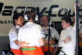 Luiz Razia (BRA), Sahara Force India F1 Team  11.09.2012. Formula One Young Drivers Test, Day 1, Magny-Cours, France.