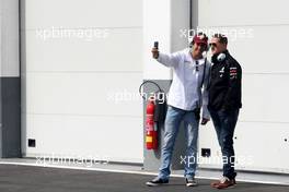 Rodolfo Gonzalez (VEN), Sahara Force India Formula One Team and Michael Schumacher (GER), Mercedes GP  12.09.2012. Formula One Young Drivers Test, Day 2, Magny-Cours, France.