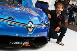 Alain Prost (FRA) at the unveiing of the Renault Alpine A110-50 Concept car on the Red Bull Energy Station. 25.05.2012. Formula 1 World Championship, Rd 6, Monaco Grand Prix, Monte Carlo, Monaco, Friday
