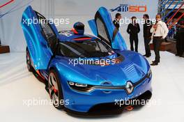 The unveiing of the Renault Alpine A110-50 Concept car on the Red Bull Energy Station. 25.05.2012. Formula 1 World Championship, Rd 6, Monaco Grand Prix, Monte Carlo, Monaco, Friday