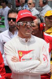Fernando Alonso (ESP), Scuderia Ferrari  27.05.2012. Formula 1 World Championship, Rd 6, Monaco Grand Prix, Monte Carlo, Monaco, Sunday