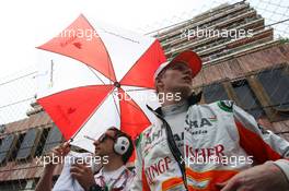 Nico Hulkenberg (GER) Sahara Force India F1 on the grid. 27.05.2012. Formula 1 World Championship, Rd 6, Monaco Grand Prix, Monte Carlo, Monaco, Race Day